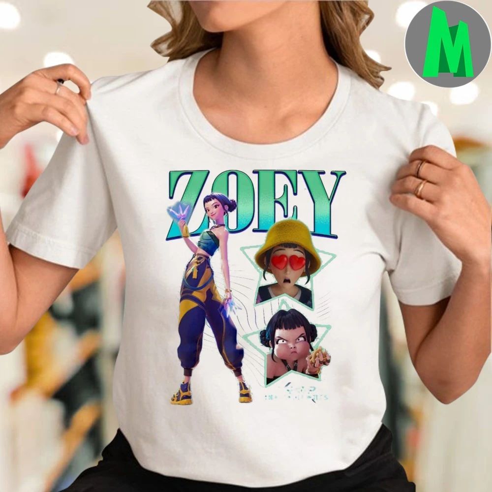 Zoey Showcase Retro Neon Poster Shirt Unisex