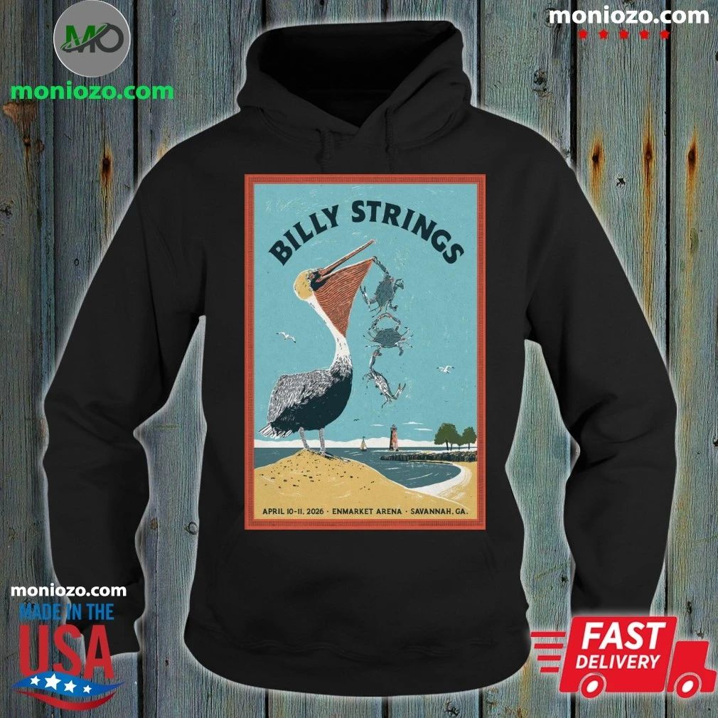 Original Billy Strings Savannah Enmarket Arena Apr 10-11 2026 Poster Shirt Unisex