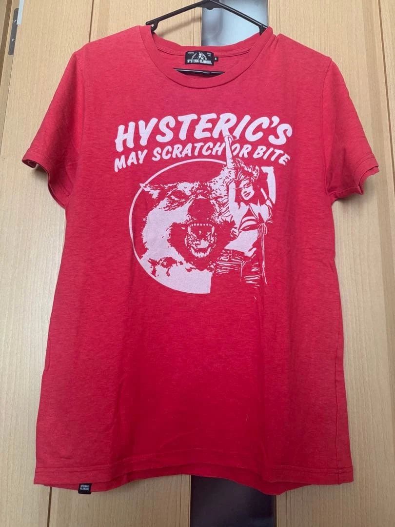 HYSTERIC GLAMOUR Men's S Red Vintage Used in Japan Stylish Jacket Unisex