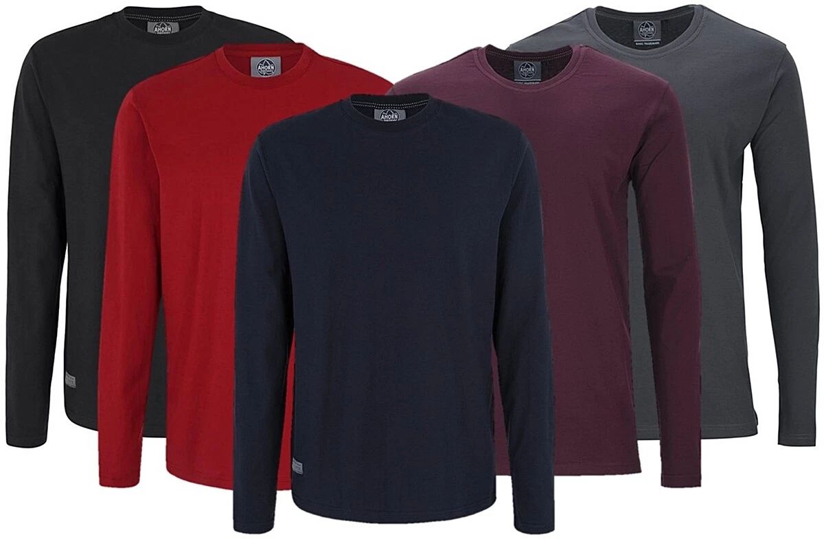 Plus Size Basic Long Sleeve MAPLE SPORTSWEAR 5 Colours Unisex