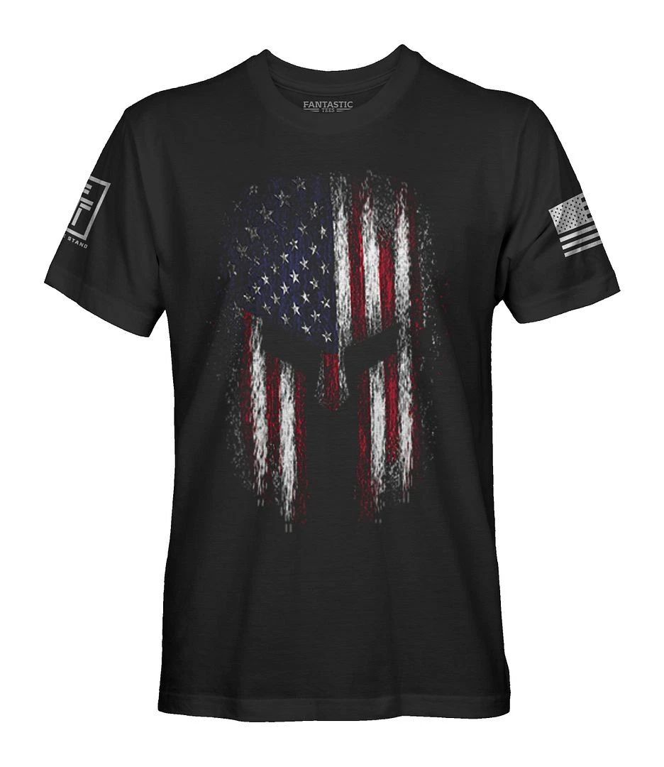 American Spartan Military Flag Patriotic USA Unisex
