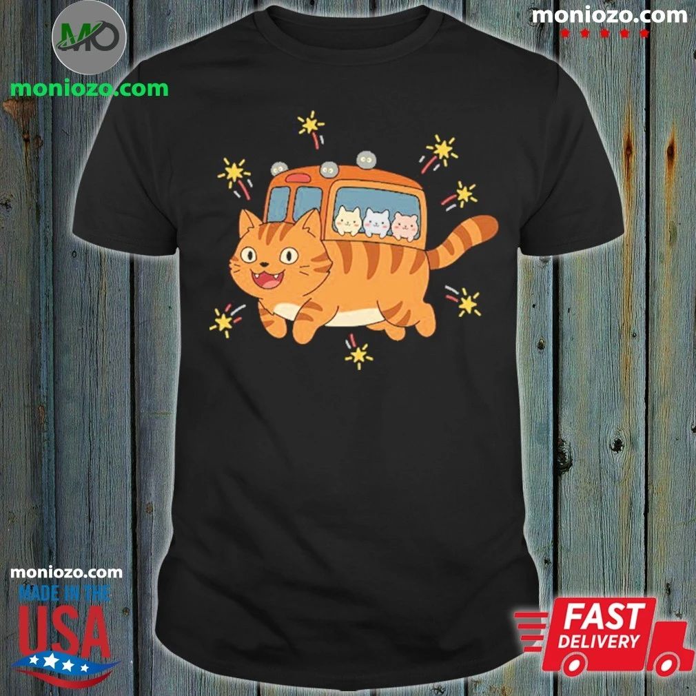 Kawaii Cat Bus Shirt Unisex