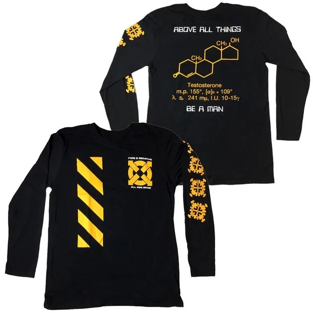 2 Sides Type O Negative Be A Man Long Sleeve Black Unisex S-5XL 1V0745 Unisex