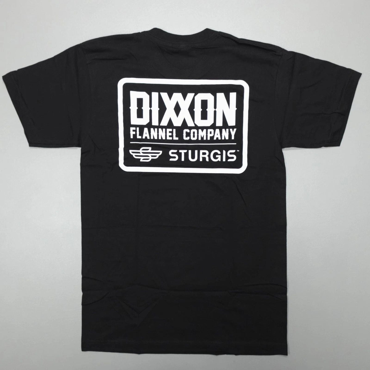 Dixxon Flannel Company Sturgis Badge Tee Shirt Short Sleeve Black Made in USA Unisex
