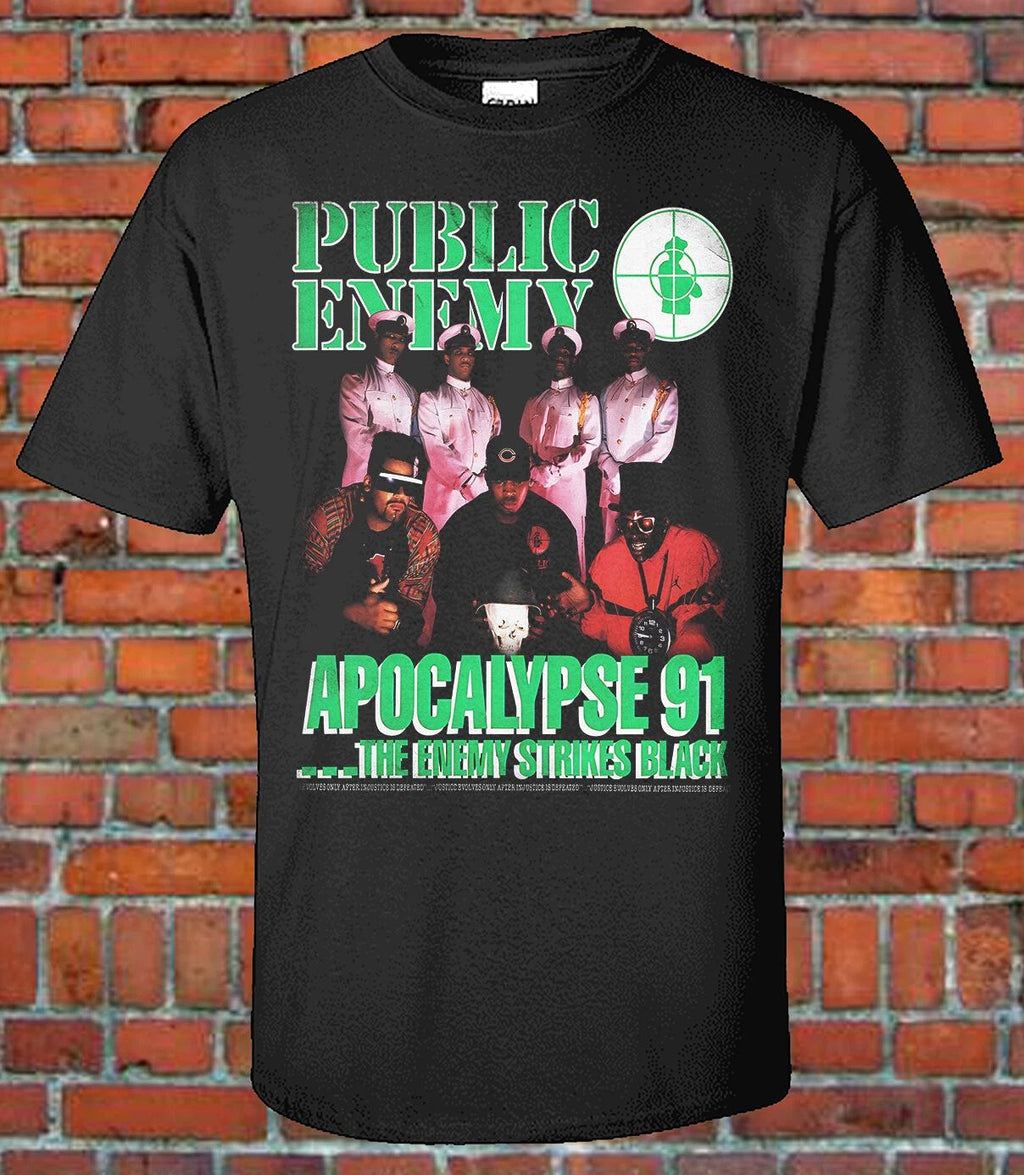 Public Enemy Apocalypse 91 Graphic Rap Tee Unisex