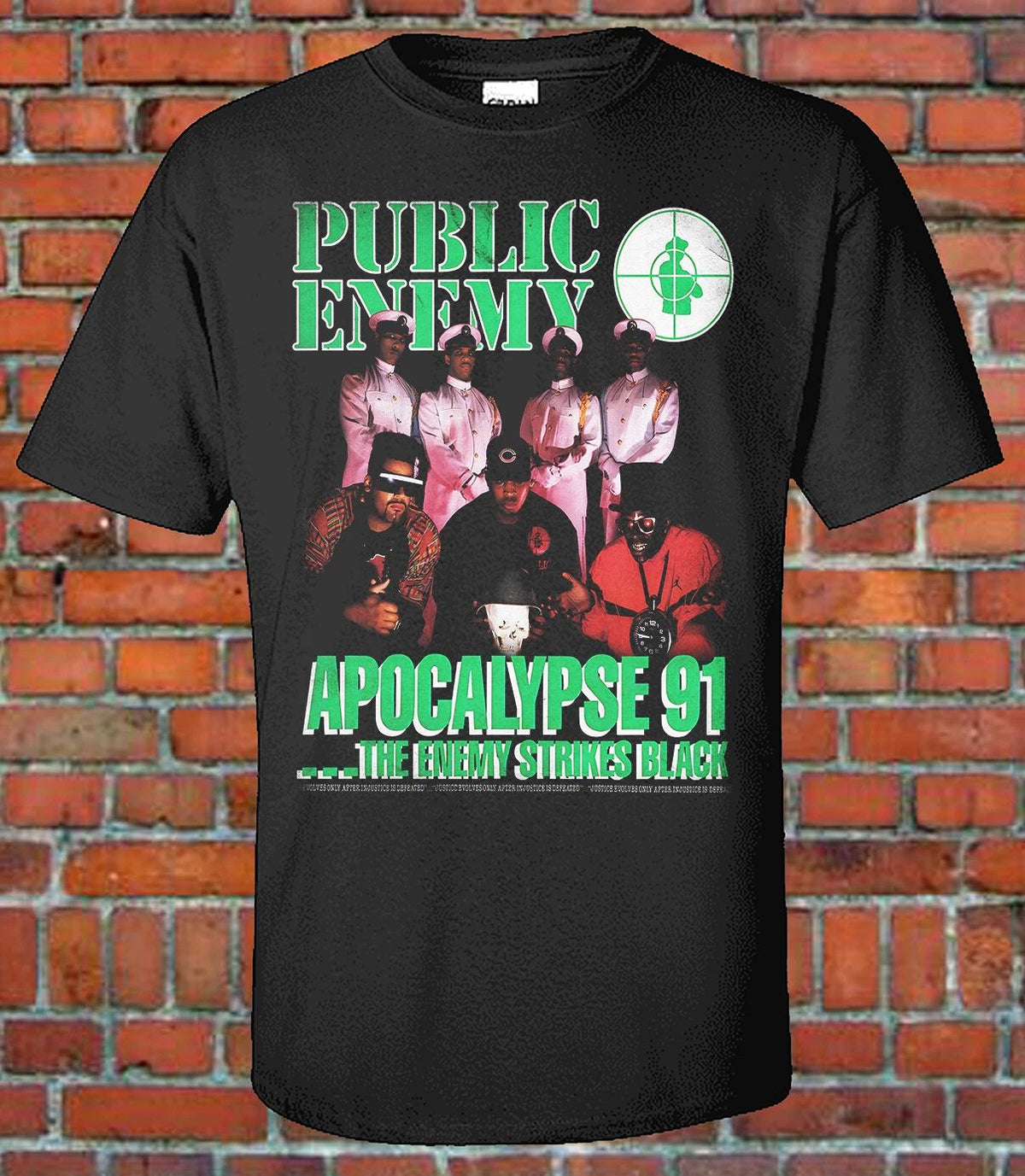 Public Enemy Apocalypse 91 Graphic Rap Tee Unisex