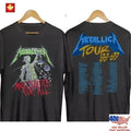 Trending NEW Vintage Graphic Metallica " And Justice For All " Tour 1988 Unisex