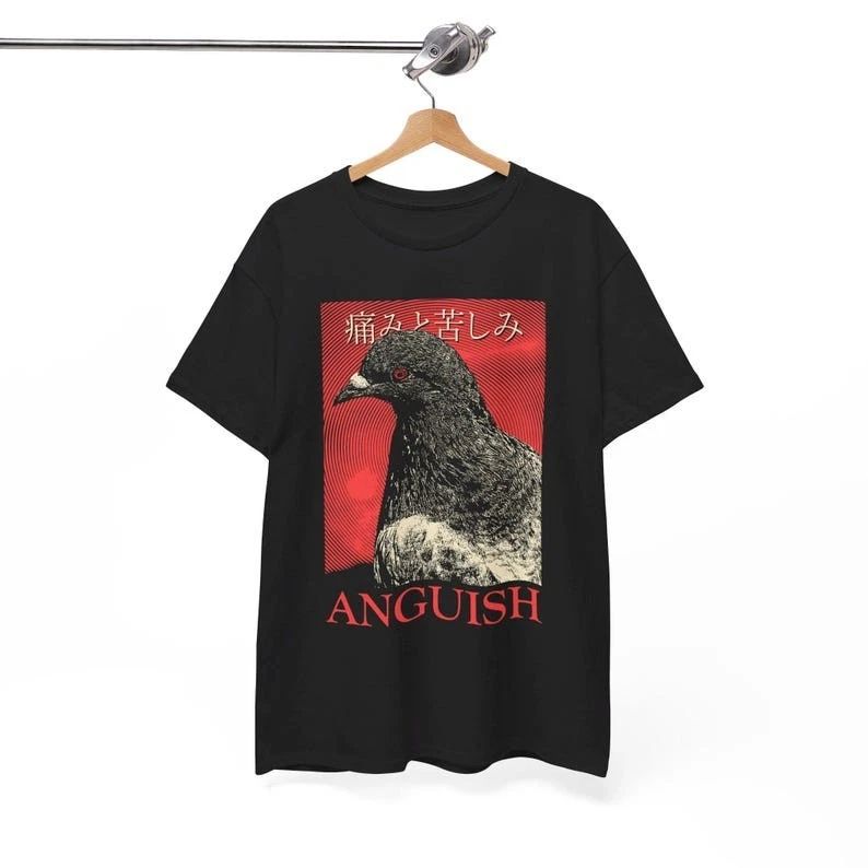 Anguish Pigeon Vintage Japanese Unisex