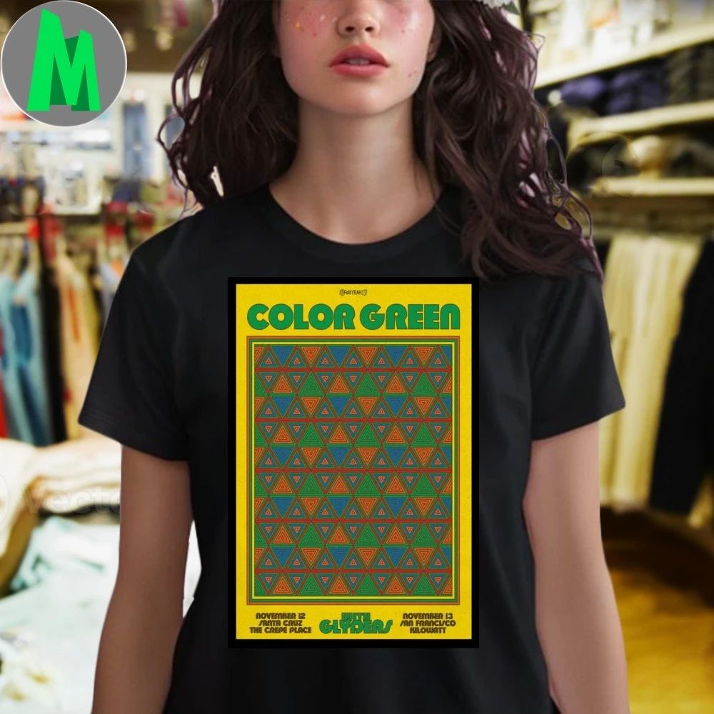 Color Green November 12-13 2025 California Poster Shirt Unisex