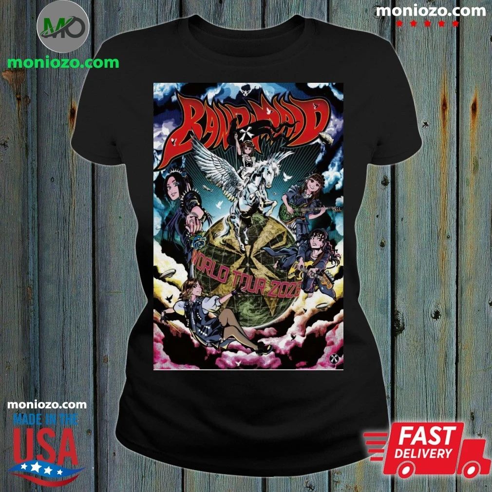 Band-Maid World Tour 2026 Poster Shirt – Best Gift for Music Fans Unisex