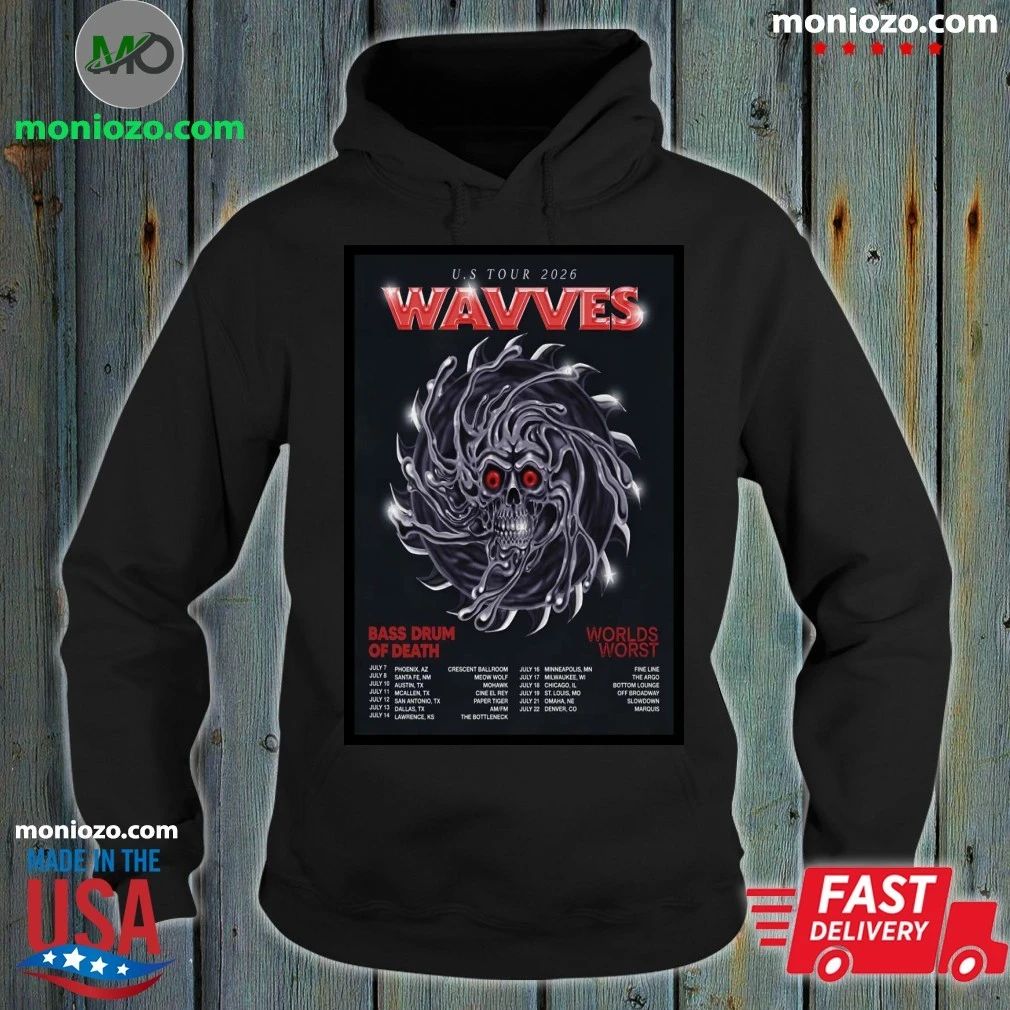 Wavves US Tour 2026 Poster Unisex