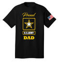 Proud U.S. Army Dad With American Flag SOLDIER FATHER FREEDOM FIGHTER Unisex