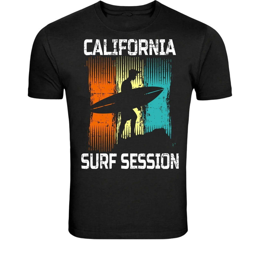 California Surf Session - Vintage Surfer Beach Graphic Unisex