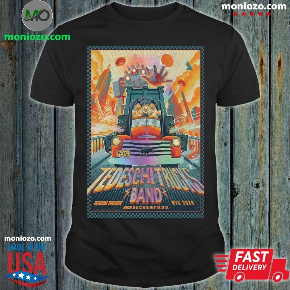 Tedeschi Trucks Band Mar 10-28 2026 Poster Beacon Theatre Shirt Unisex