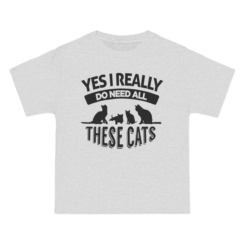 Cat Lover's Tee: Yes, I Really Do Need All These Cats Extended sizes Unisex