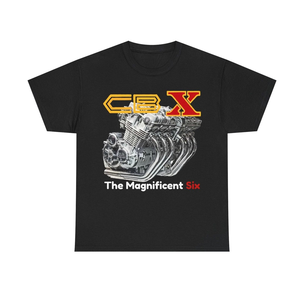 CBX Six Classic Honda Motorcycle T Shirt Printed in USA Unisex