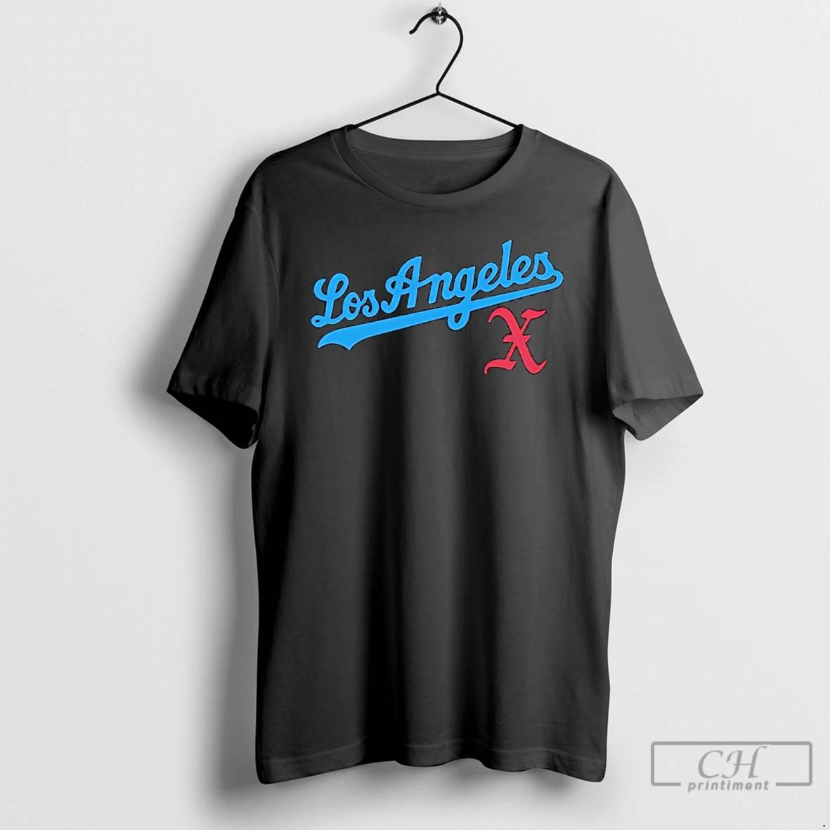 Premium Los Angeles Letters Graphic T Shirts Unisex