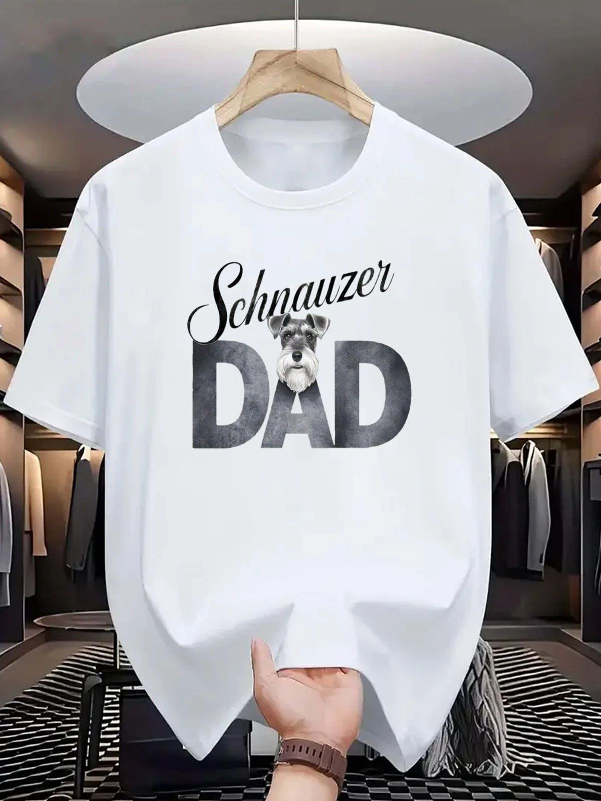 Schnauzer Dad - Perfect Gift for Dog Lovers and Fathers- Comfortable and Unisex