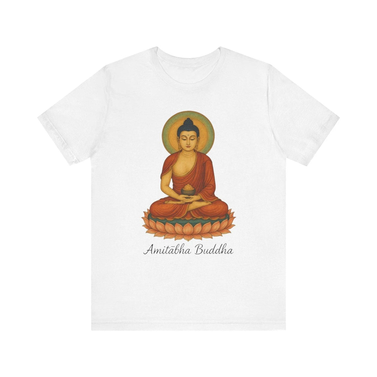 Amitabha Buddha Unisex Jersey Tee, Spiritual Shirt, Meditation ,Buddhism Unisex