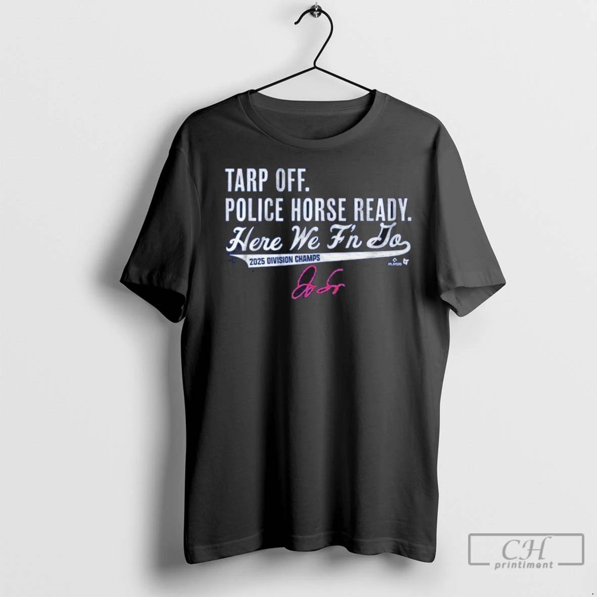 Premium George Springer Tarp Off Police Horse Ready Unisex