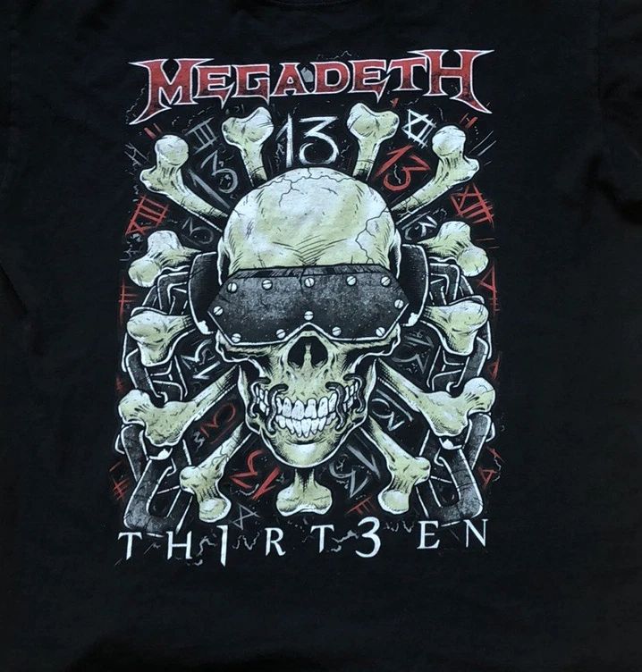 Megadeth Music Band Gift For Fans Black Full Size Unisex Classic Shirt Unisex