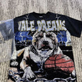 Vale Dreams Bulldog Graphic Tee Black Streetwear S to XL Unisex