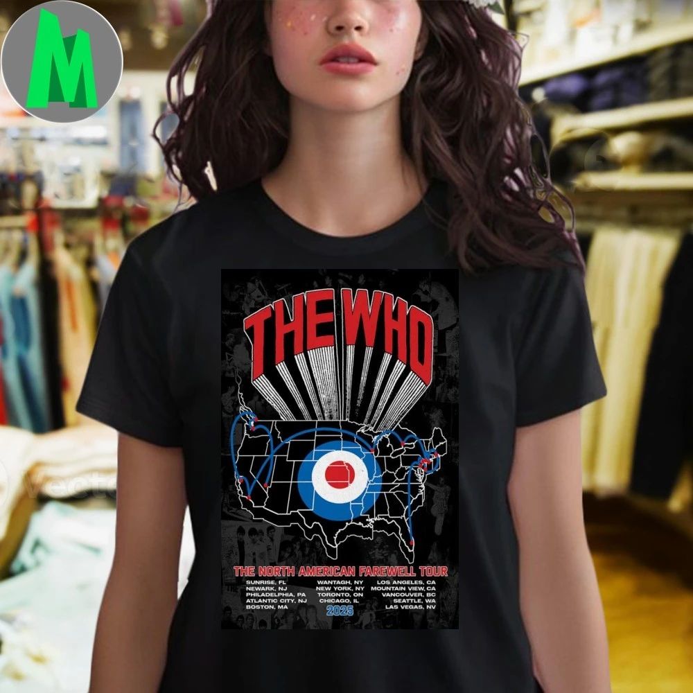 The Who The Song is Over Tour North American 2025 Poster Unisex