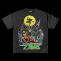 Creepy Moon Mask Graphic Retro Fantasy Horror Streetwear Tee Unisex