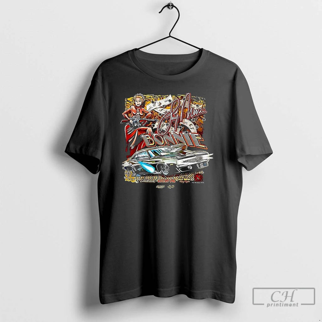 Classic Pat Musi Racing Engines Bonnie Signature T Shirts Unisex