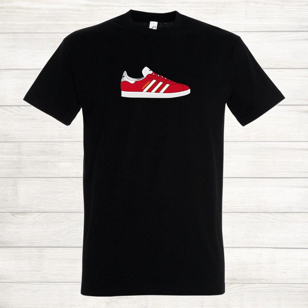 Arsenal Football Shirt Gazelle T Shirt The Gunners North London Red Football Top Unisex