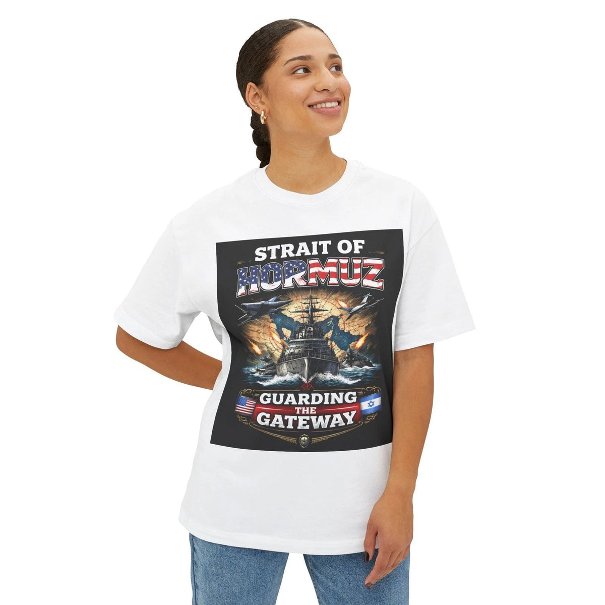 Strait of Hormuz Naval Ship Tee | Guarding the Gateway Unisex