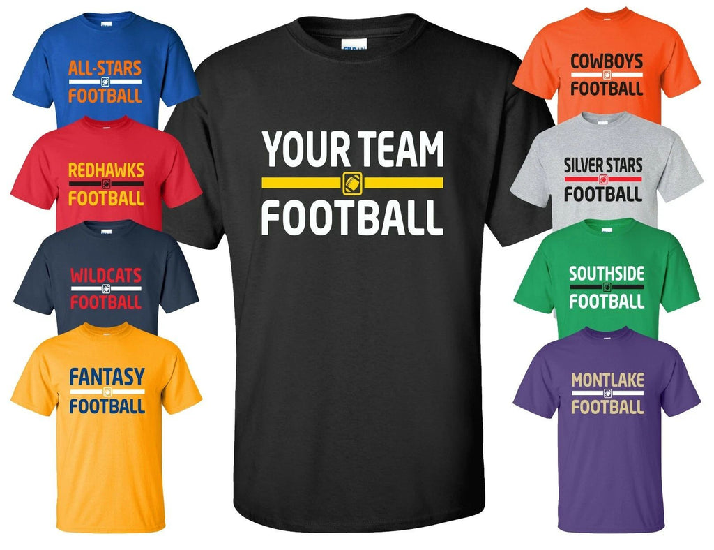 Custom Football w/ YOUR TEAM NAME fantasy practice league jersey parents Unisex