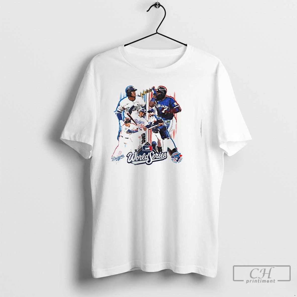 Classic Los Angeles Dodgers Vs Toronto Blue Jays 2025 World Series Graphic T Shirts Unisex
