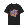 Purple Dragon Unisex Softstyle - Bold Graphic Tee for Fantasy Lovers Unisex