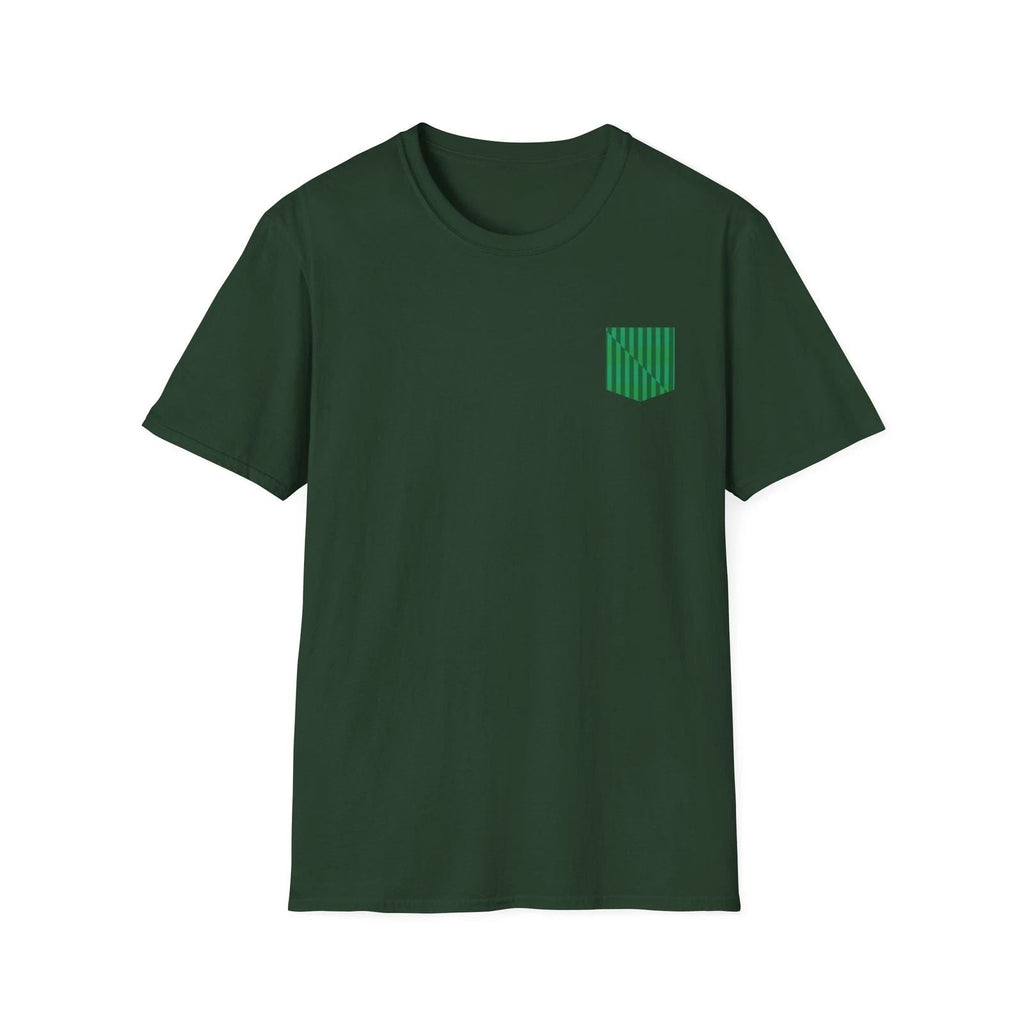 COLOR FAKE POCKET Geometric Design Green Funny Trendy Lifestyle Fashion Unisex