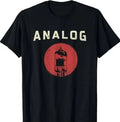 Vacuum Tube Amp Analog Vintage Retro 80s 90s Unisex Gift Tee Unisex