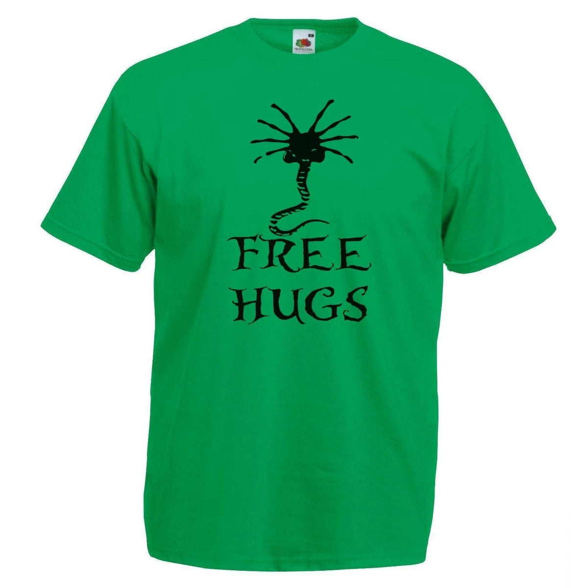 Adults Free Hugs Alien Face Hugger Sci-Fi Horror Movie Unisex Green Unisex