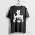 Classic Larry Bird Middle Finger T Shirts Unisex