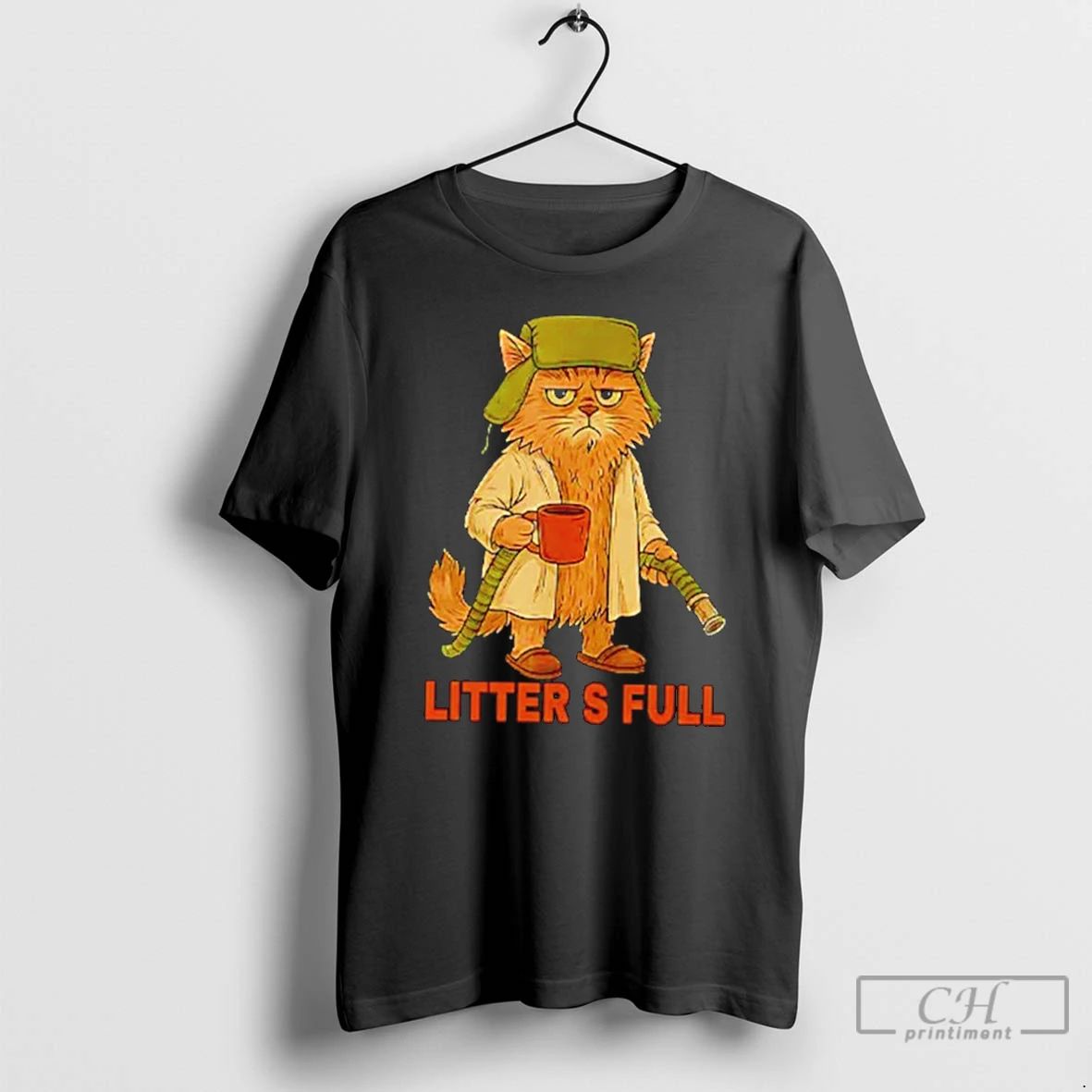 Premium Litters Full Cat T Shirts Unisex