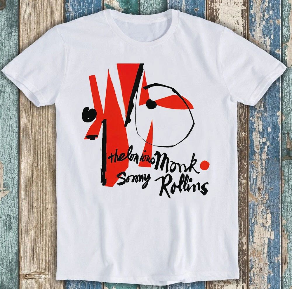 Thelonious Monk Sonny Rollins Tribute Music Retro Gift Tee T Shirt 1912 Unisex