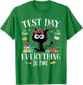 Testing Day Funny Cat Lover Present Students School Unisex Unisex