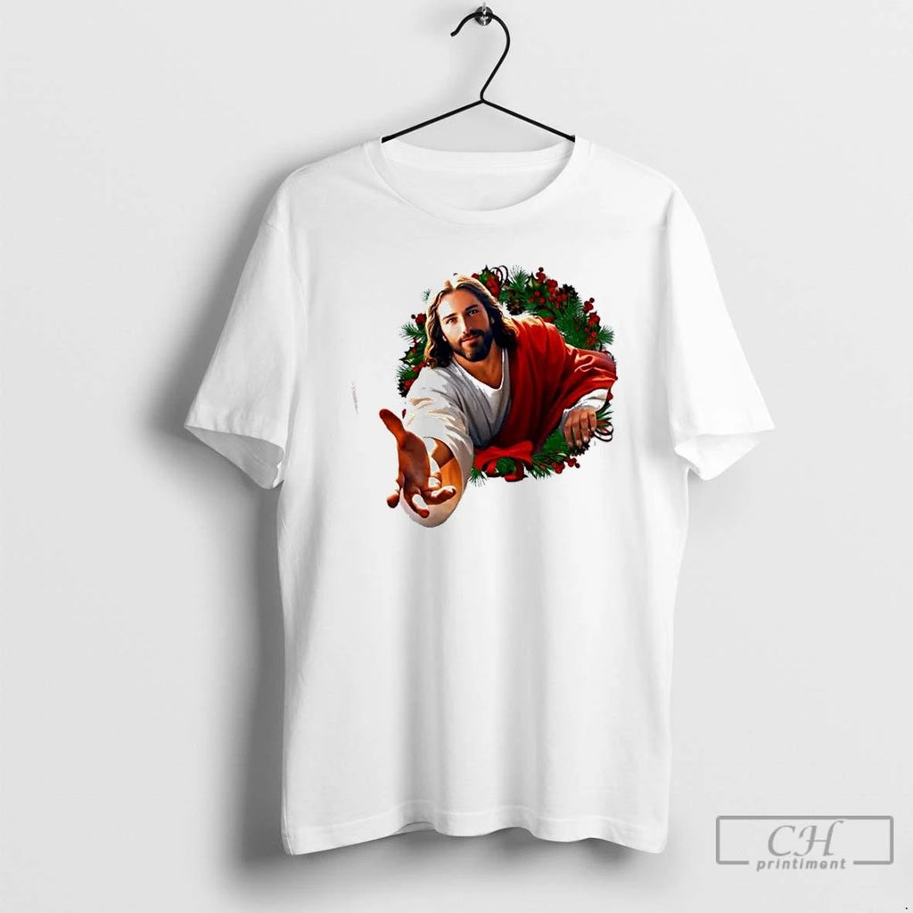 Premium Jesus Is The Reason For The Season Christmas Floral T Shirts Unisex