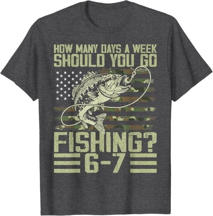 Funny Fishing Boy Teens Kid Camouflage USA Flag Bass Fish 67 Unisex