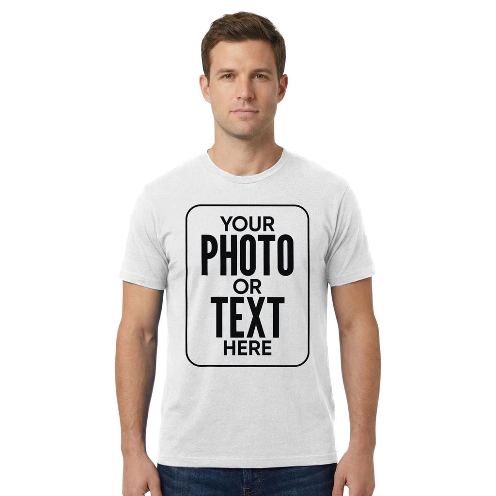 Personalised – Custom Name, Text & Logo | Men’s Organic Cotton Tee Unisex