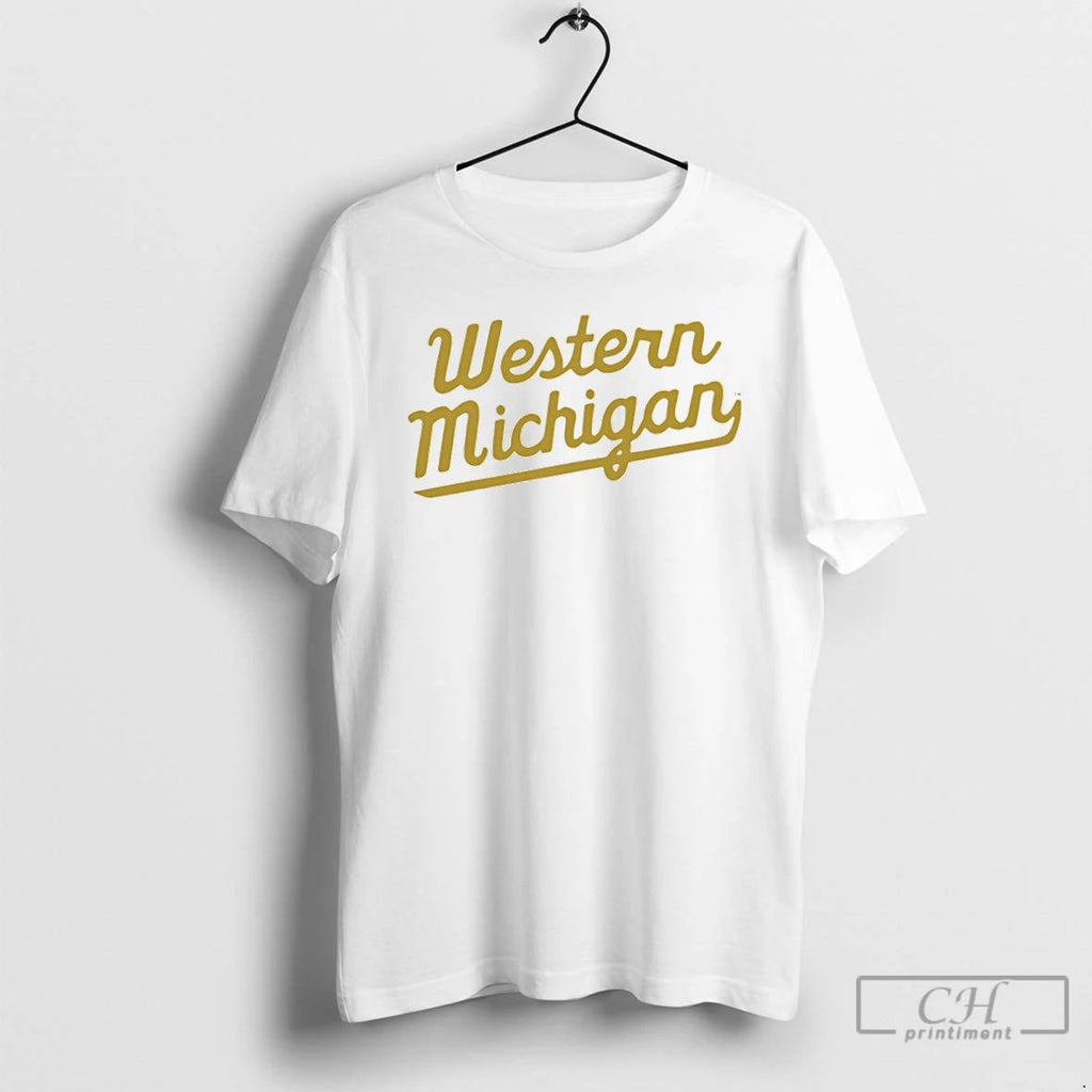 Classic Western Michigan Throwback Script T Shirts Unisex