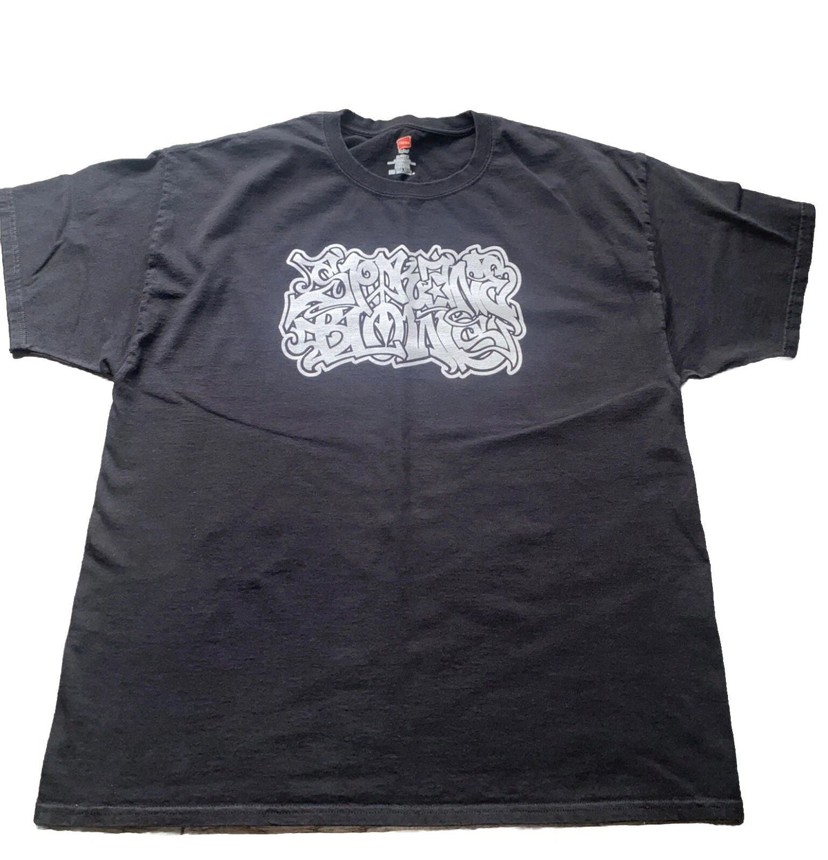 Mens Graffiti XL-Chicano Lettering Tattoo Hip-Hop W-Coast Gangsta Style Unisex