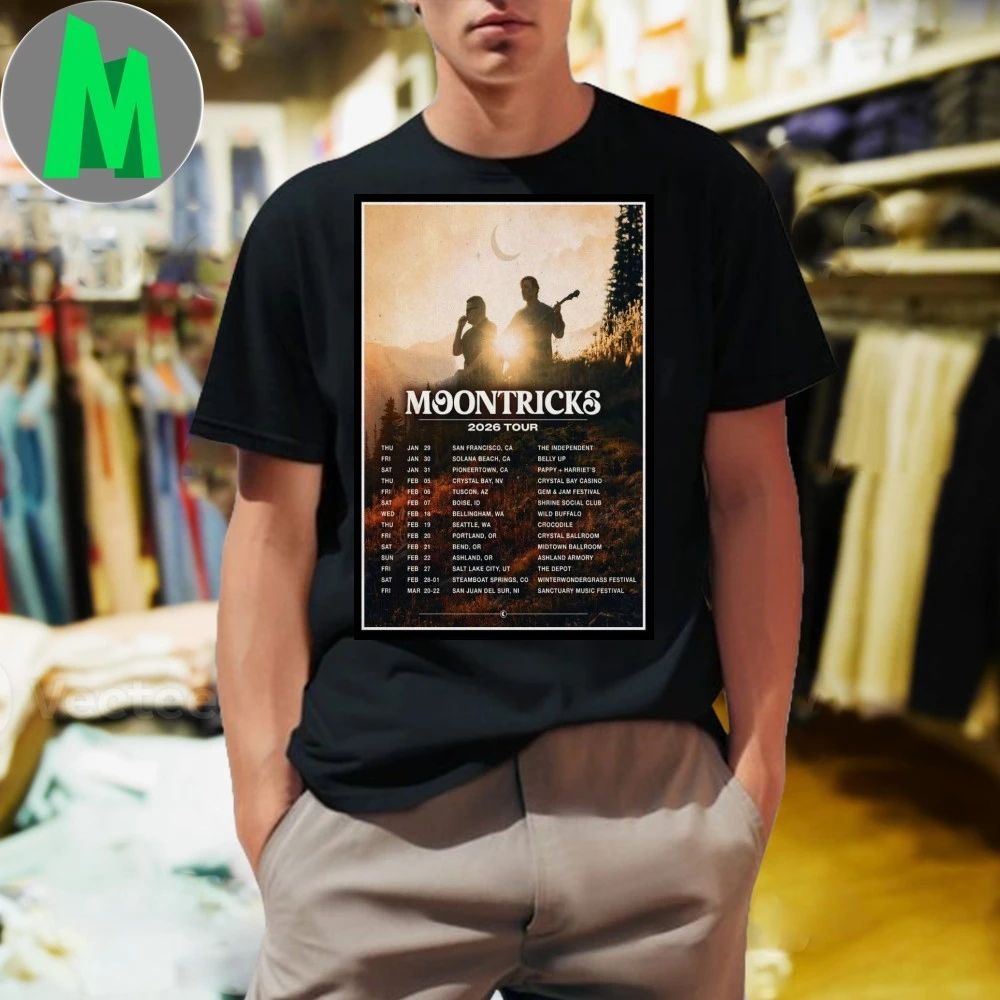 Moontricks Tour 2026 Poster Shirt Unisex