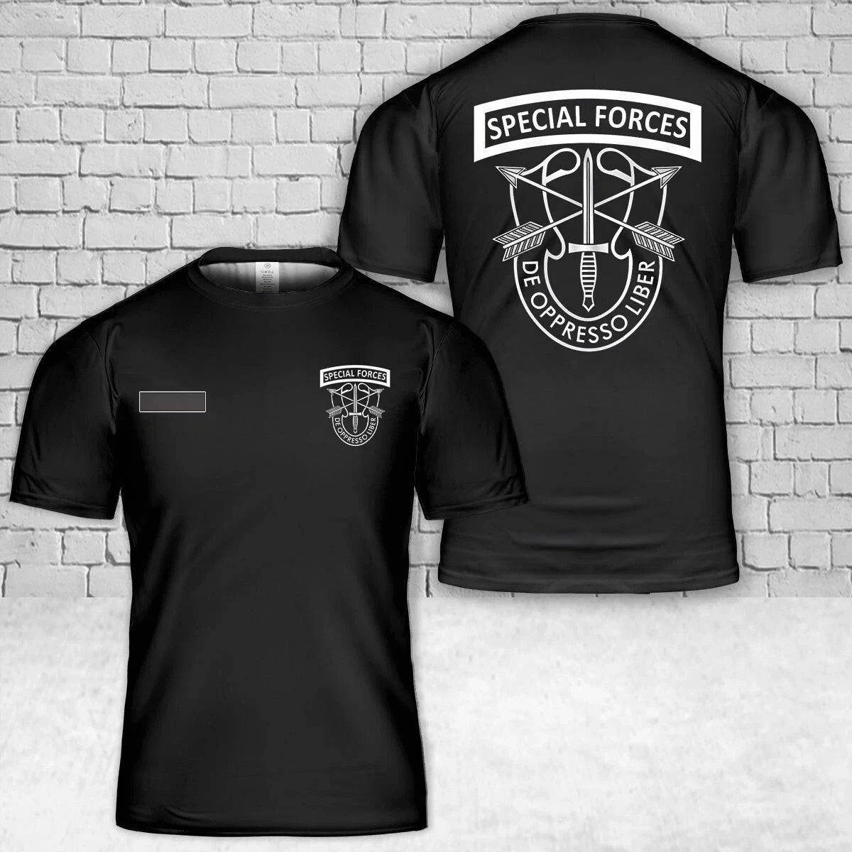 Custom Name US Army Special Forces Green Berets 3D Unisex