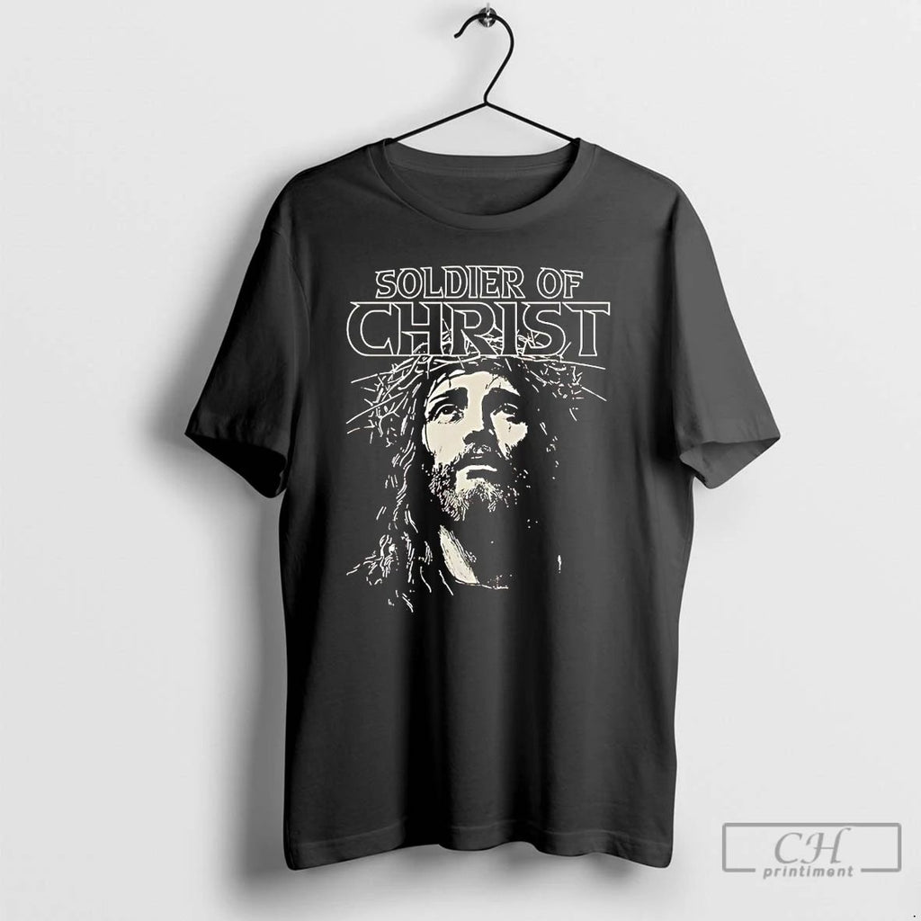 Classic Jesus Soldier Of Christ T Shirts Unisex