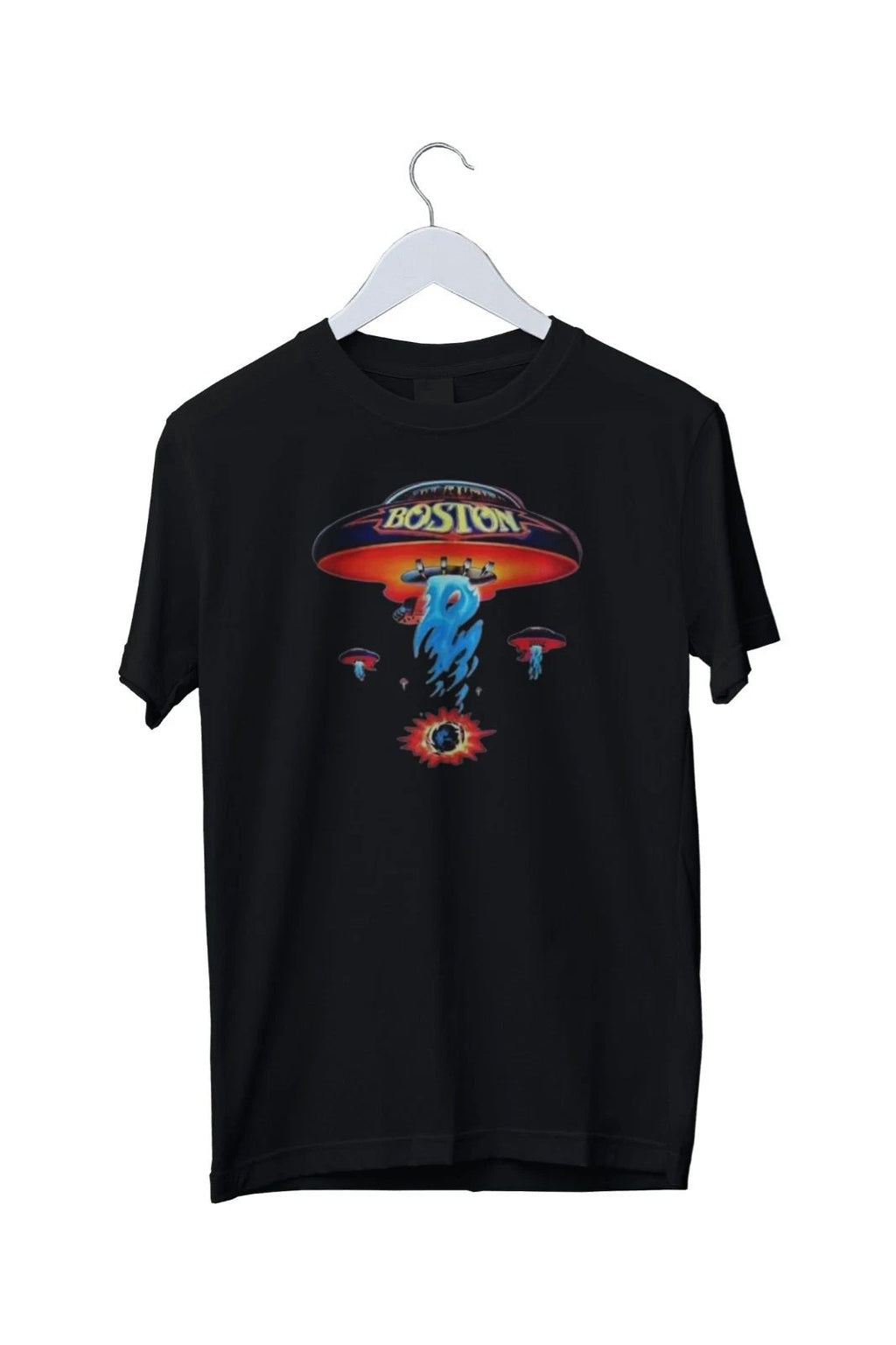 Boston Band Spaceship Rock Band Graphic Print Mens S M L XL 2 3 4 XL Unisex